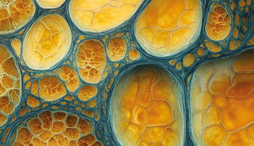 Nahaufnahme von Lignin