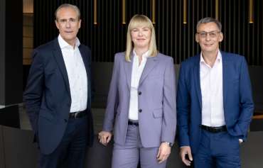 Vorstandsmitglieder von links: Dietmar Ilg, Nikola Steinbock, Dr. Marc Kaninke