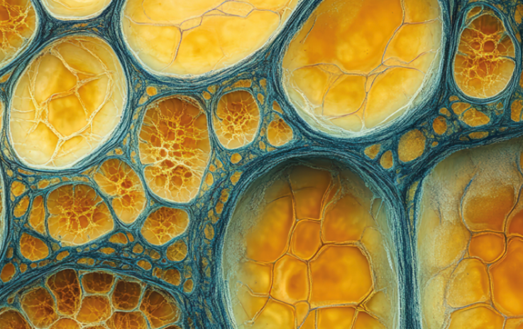 Nahaufnahme von Lignin